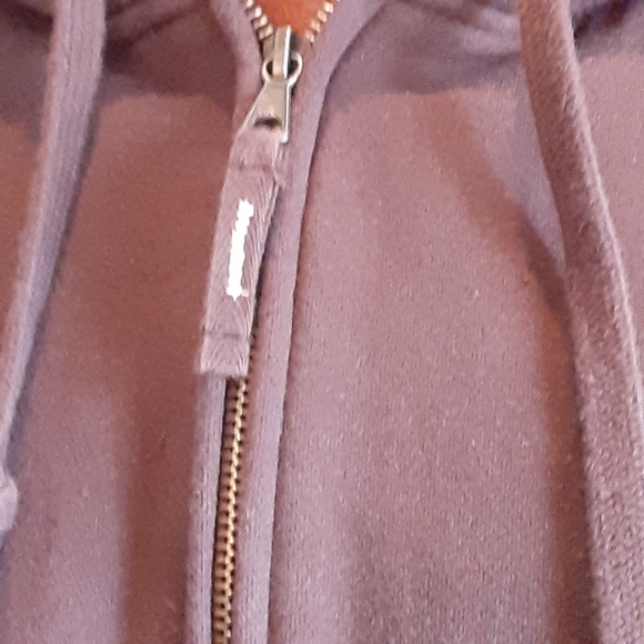 DICKIES Script Embroidered Full Zip Hvy Fleece Lined Hooded Jacket Size Large - Picture 10 of 10